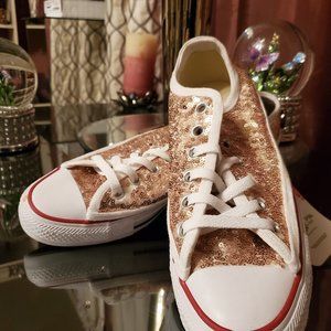 CONVERSE GLITTER GOLD